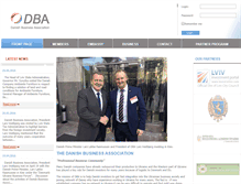 Tablet Screenshot of dba-ukraine.com